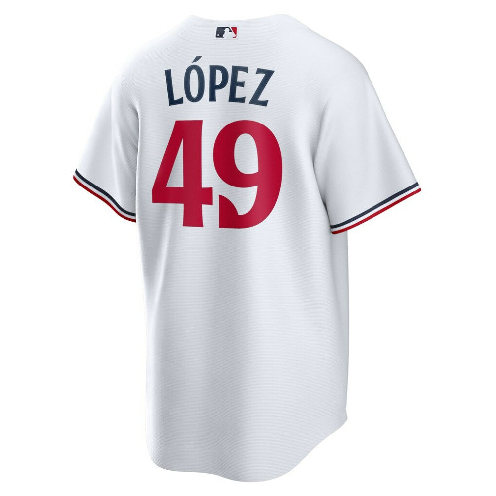 Pablo López Minnesota Twins Home  Replica Player Jersey White | Nike