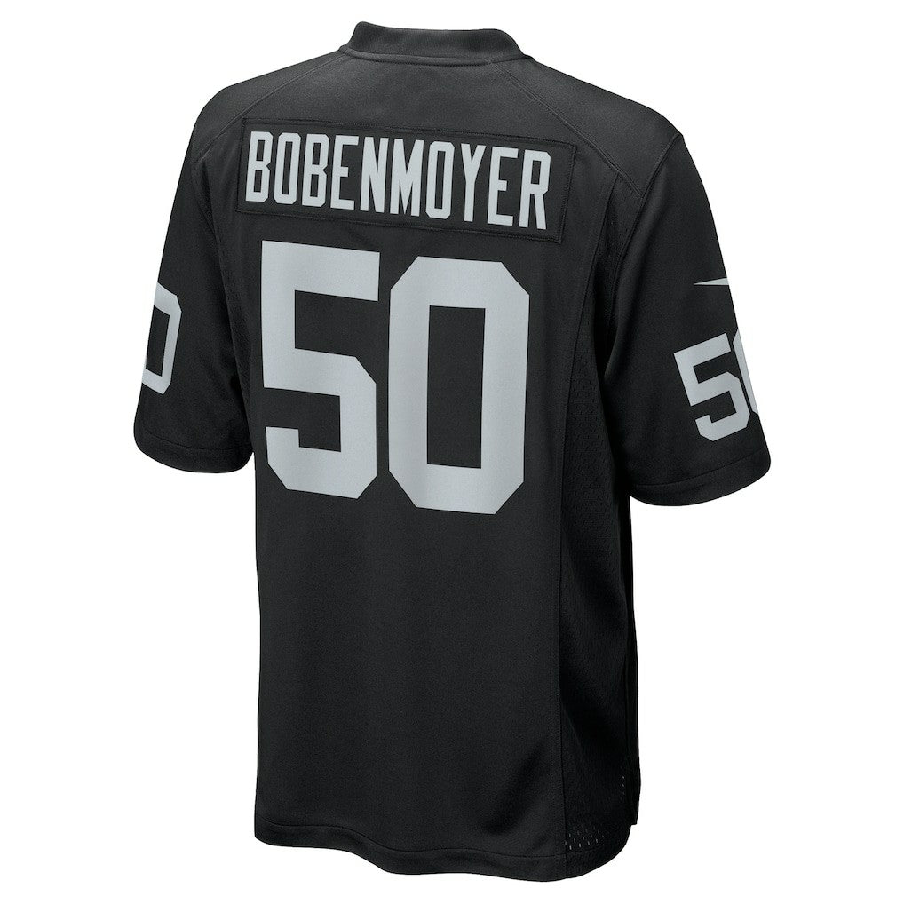 Jacob Bobenmoyer Las Vegas Raiders Game Player Jersey - Black