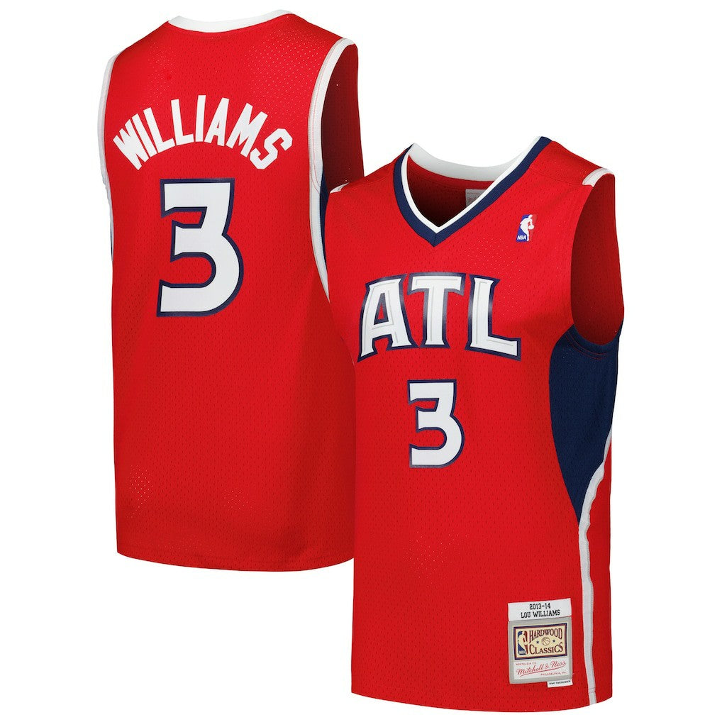 Lou Williams Atlanta Hawks 2013/14 Hardwood Classics Swingman Jersey - Red