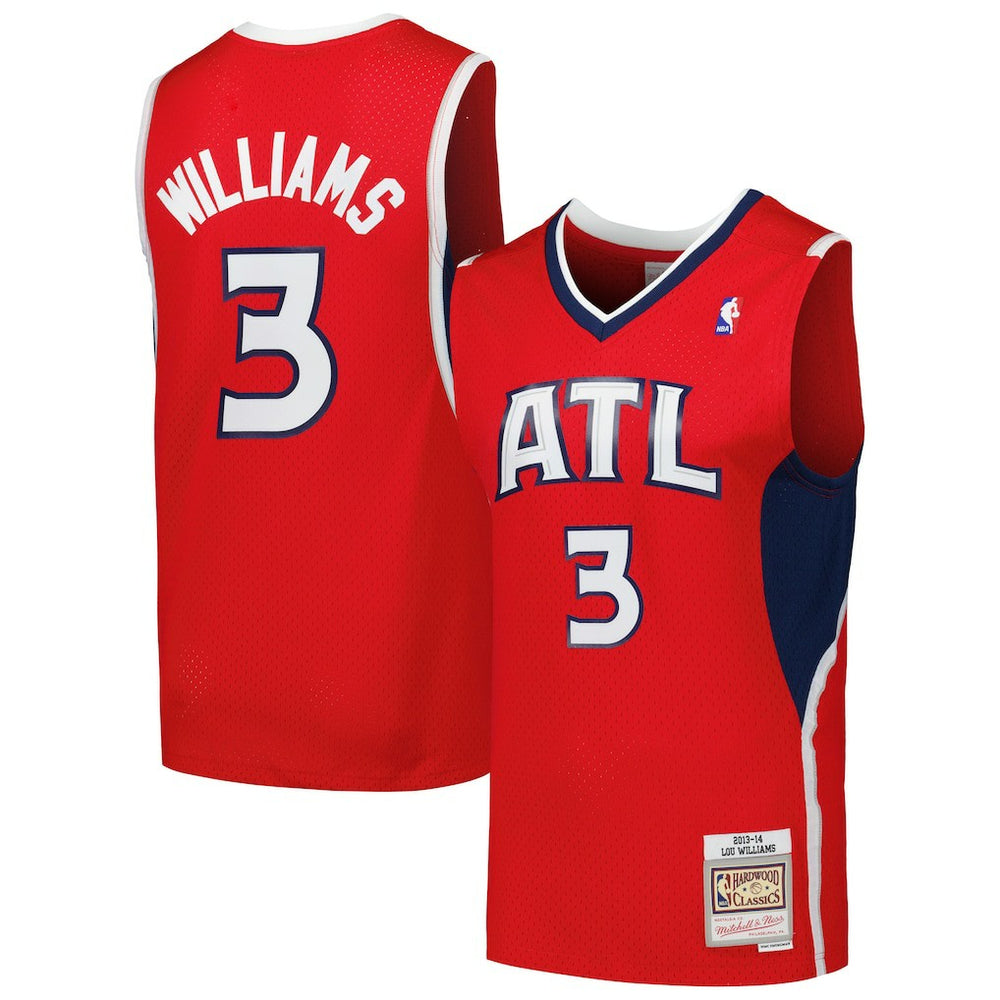 Lou Williams Atlanta Hawks 2013/14 Hardwood Classics Swingman Jersey - Red