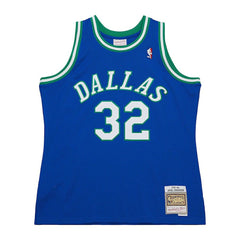 Jamal Mashburn Dallas Mavericks 1993/94 Hardwood Classics Swingman Jersey sale - Blue