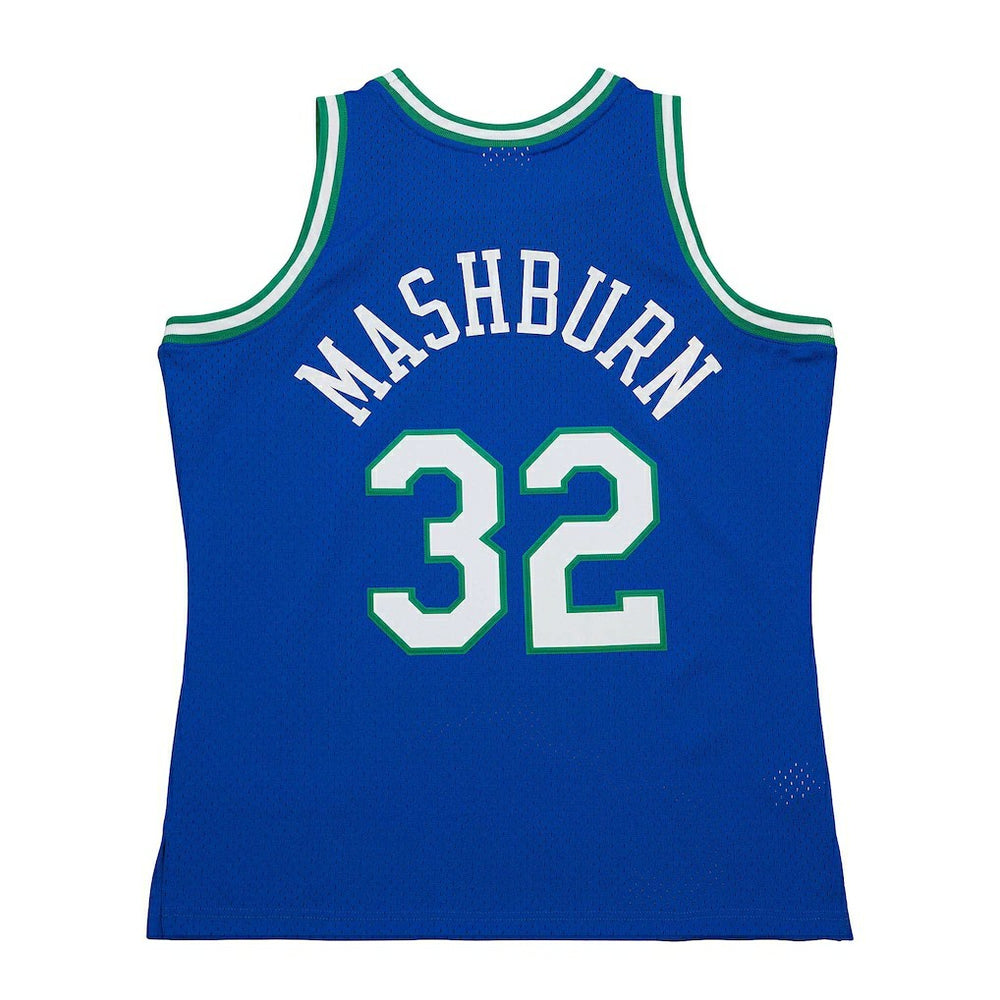 Jamal Mashburn Dallas Mavericks 1993/94 Hardwood Classics Swingman Jersey sale - Blue