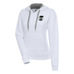 Philadelphia Phillies Antigua Women's Brushed Metallic Victory Pullover Hoodie White