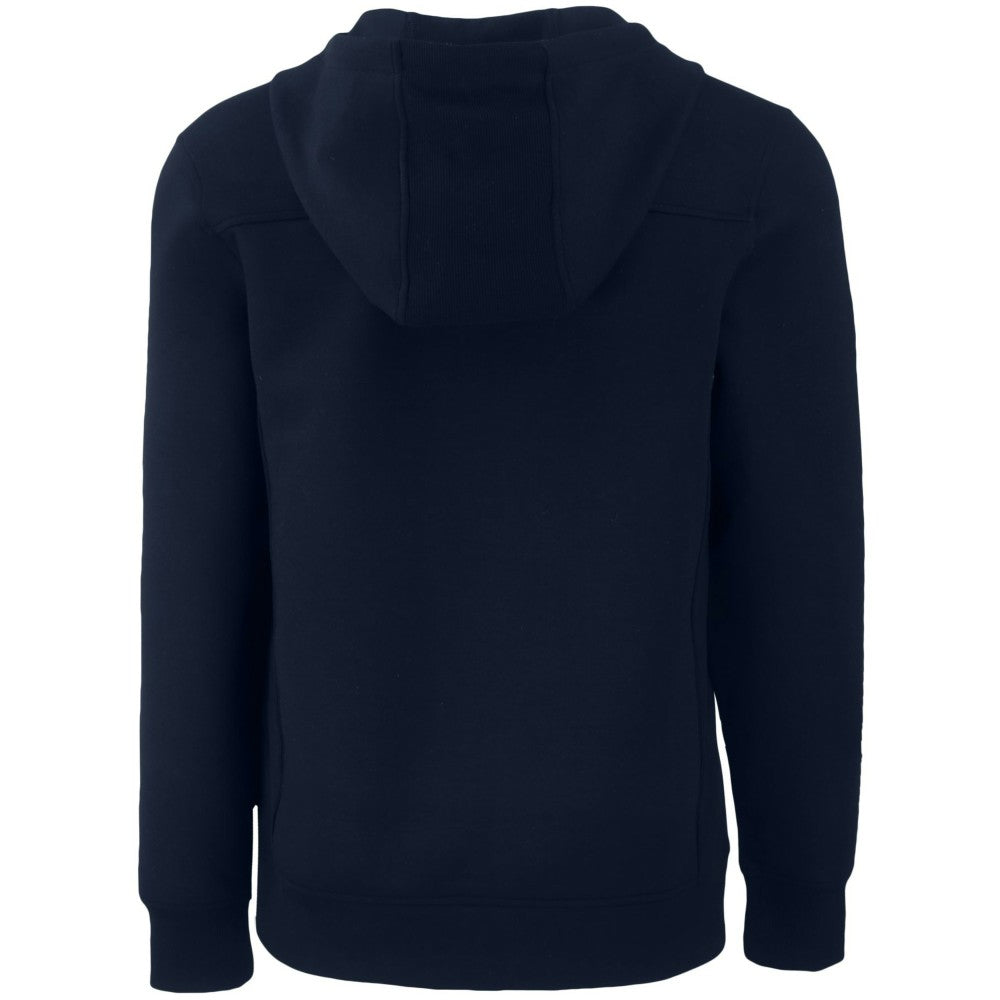 Cleveland Guardians Cutter & Buck Roam Eco Half-Zip Recycled Pullover Hoodie Navy
