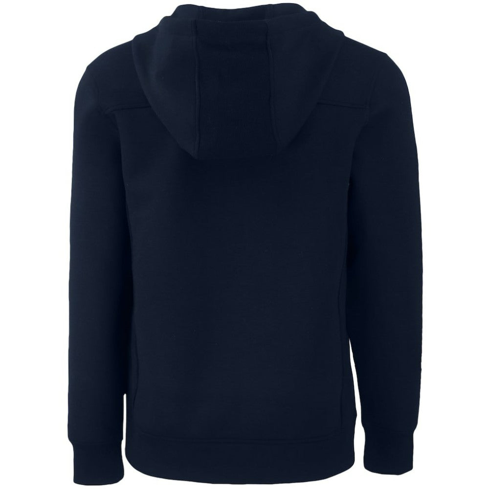 Detroit Tigers Cutter & Buck Roam Eco Half-Zip Recycled Pullover Hoodie Navy