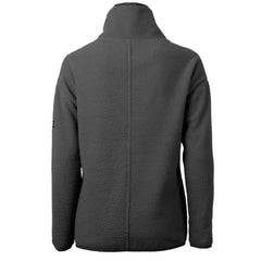 Colorado Rockies Cutter & Buck Women's Roam Cascade Eco Sherpa Fleece Half-Zip Pullover Jacket Gray