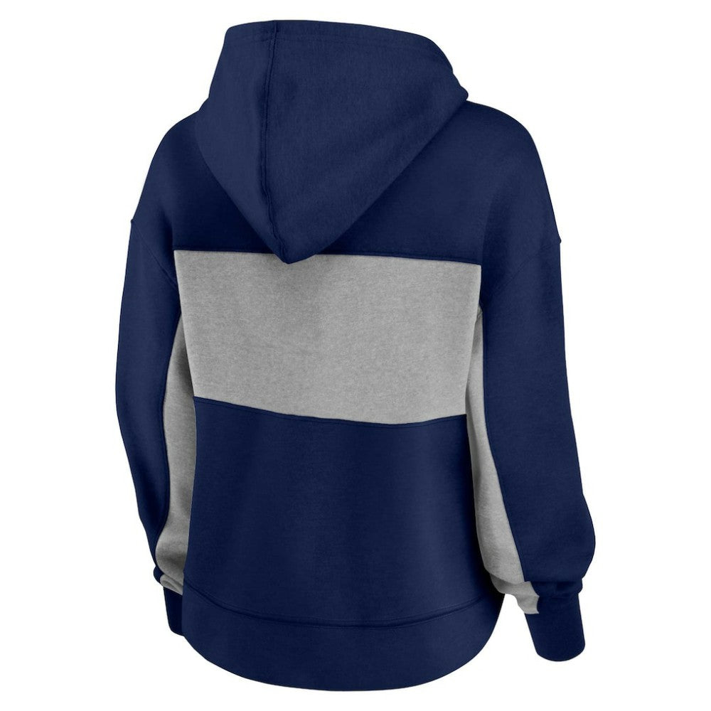 Boston Red Sox Profile Women's Plus Size Pullover Hoodie Navy