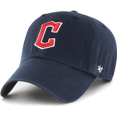 Cleveland Guardians Youth Clean Up Adjustable Hat Navy | 47 brand