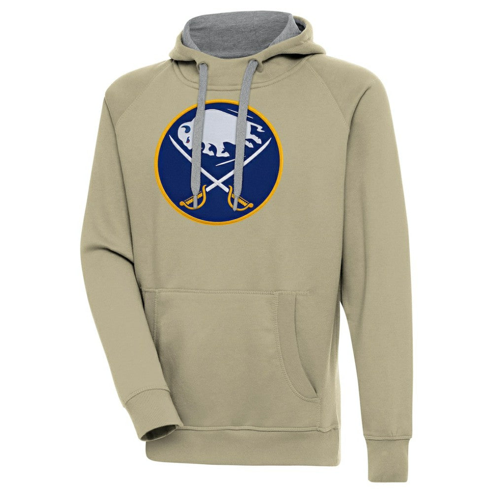Buffalo Sabres Antigua Victory Pullover Hoodie Khaki
