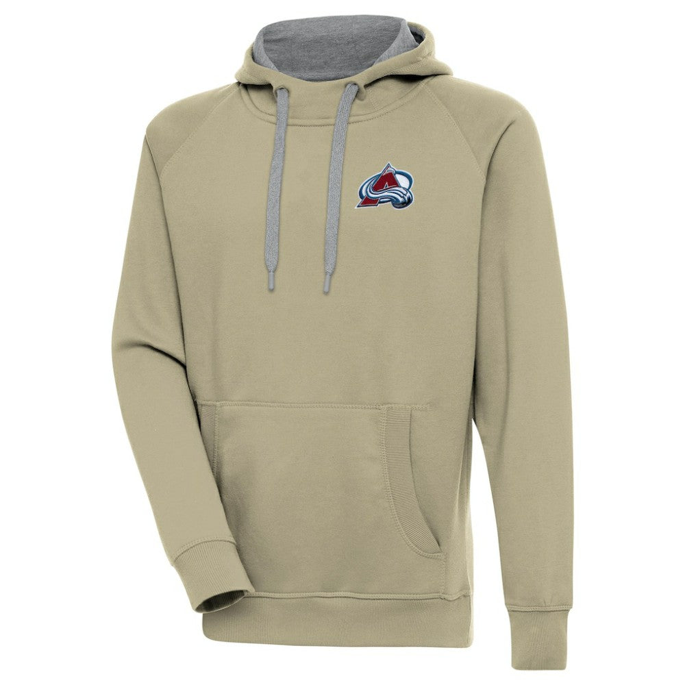 Colorado Avalanche Antigua Victory Pullover Hoodie Khaki