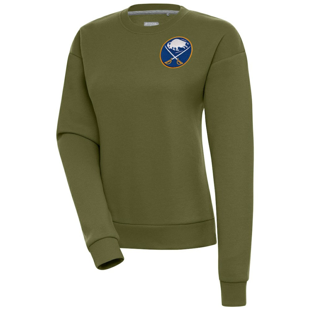 Buffalo Sabres Antigua Women's Victory Pullover Sweatshirt Olive