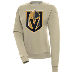 Vegas Golden Knights Antigua Women's Victory Pullover Sweatshirt Khaki