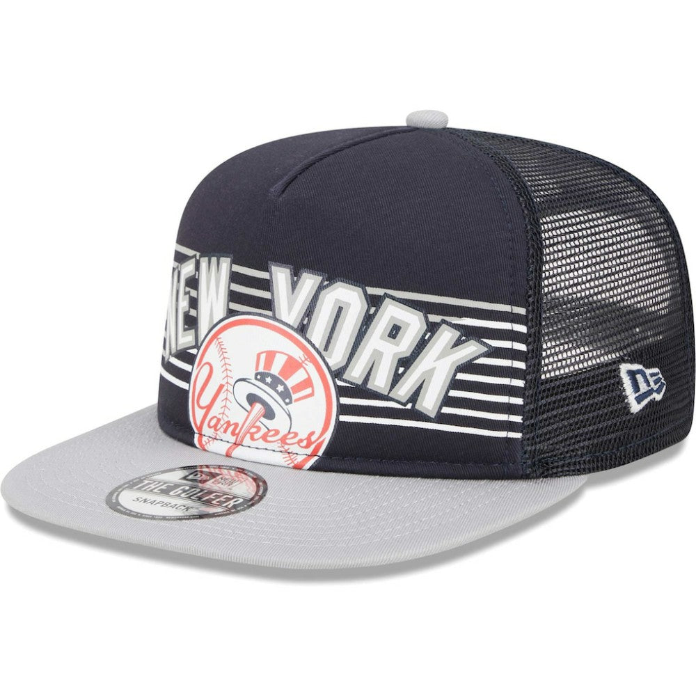 New York Yankees Speed Golfer Trucker Snapback Hat Navy | New Era