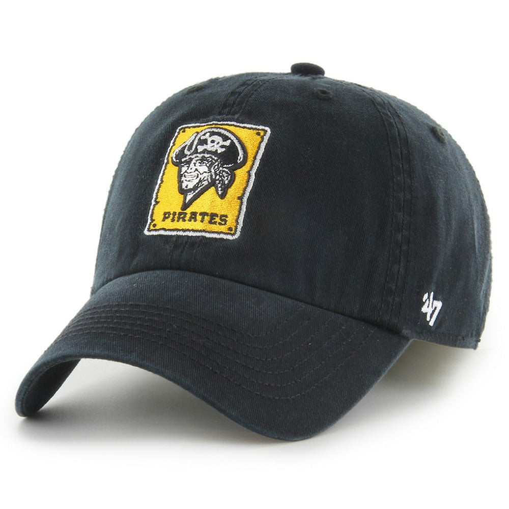 Pittsburgh Pirates Cooperstown Collection Franchise Fitted Hat Black | 47 brand