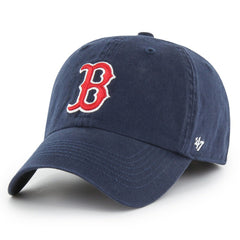 Boston Red Sox Franchise Logo Fitted Hat Navy | 47 brand
