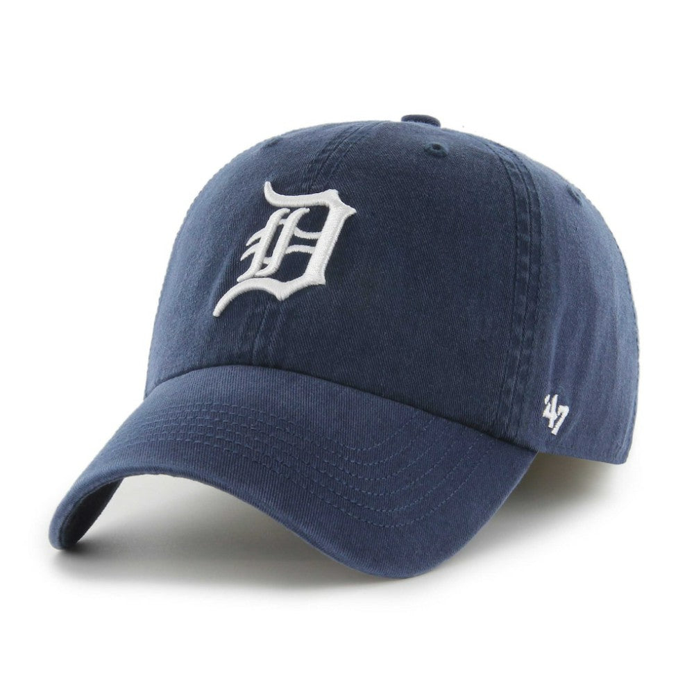 Detroit Tigers Franchise Logo Fitted Hat Navy | 47 brand