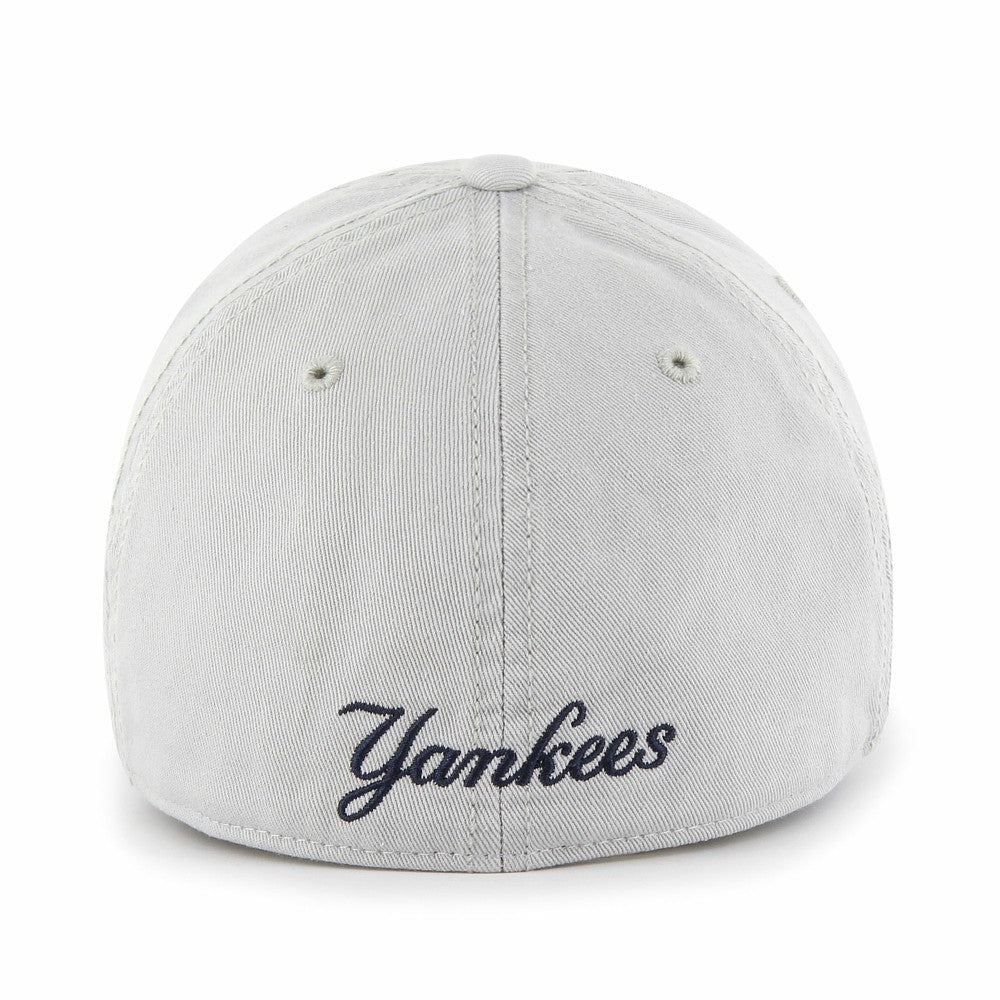New York Yankees Franchise Logo Fitted Hat Gray | 47 brand