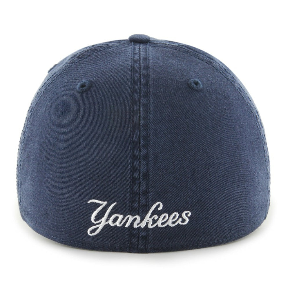 New York Yankees Franchise Logo Fitted Hat Navy | 47 brand
