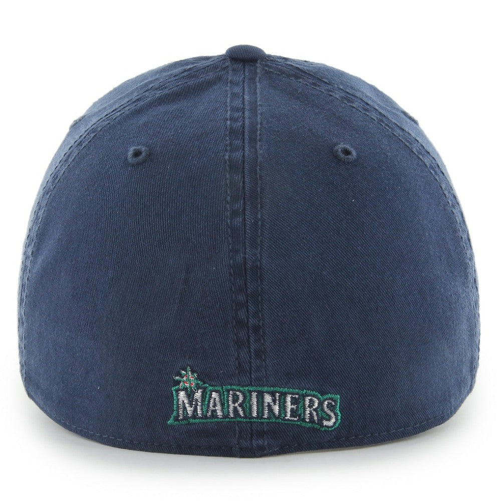 Seattle Mariners Franchise Logo Fitted Hat Navy | 47 brand
