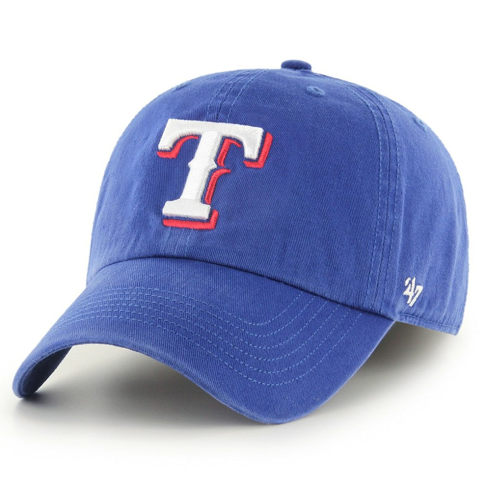 Texas Rangers Franchise Logo Fitted Hat Royal | 47 brand