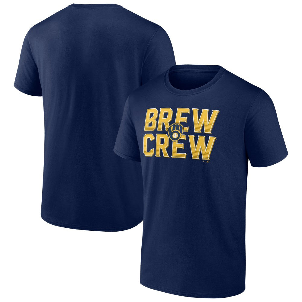 Milwaukee Brewers Hometown Brew Crew Fancy T-Shirt Navy