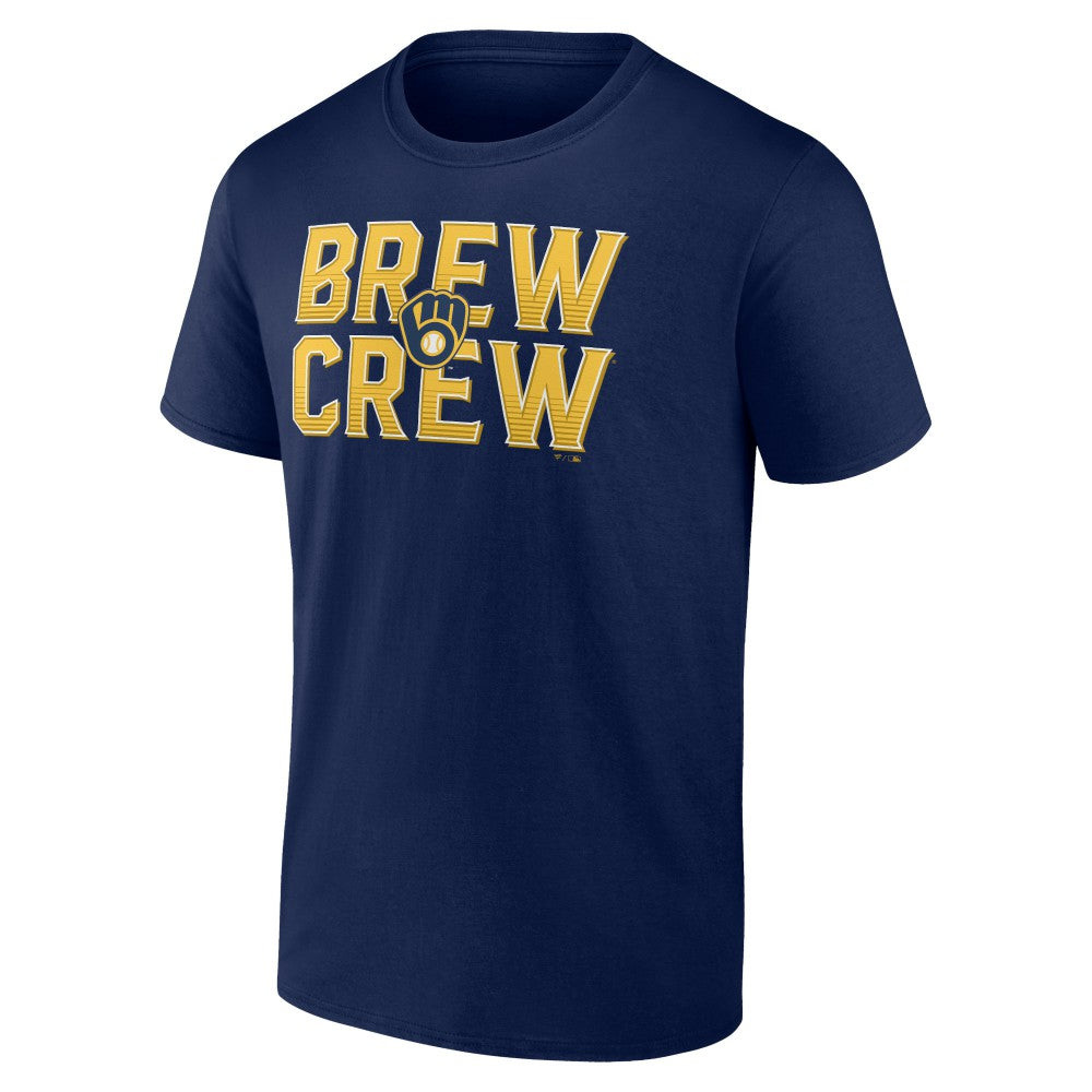 Milwaukee Brewers Hometown Brew Crew Fancy T-Shirt Navy