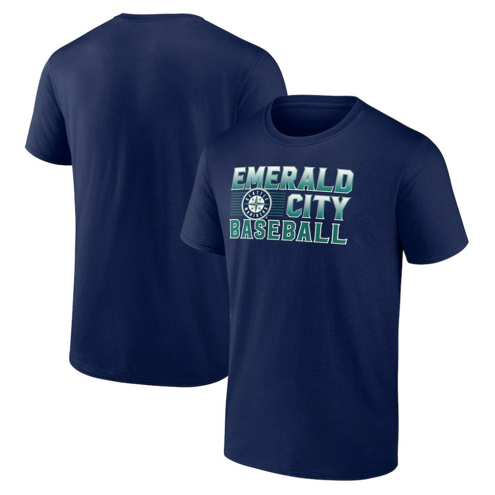 Seattle Mariners Hometown Emerald Baseball T-Shirt Navy