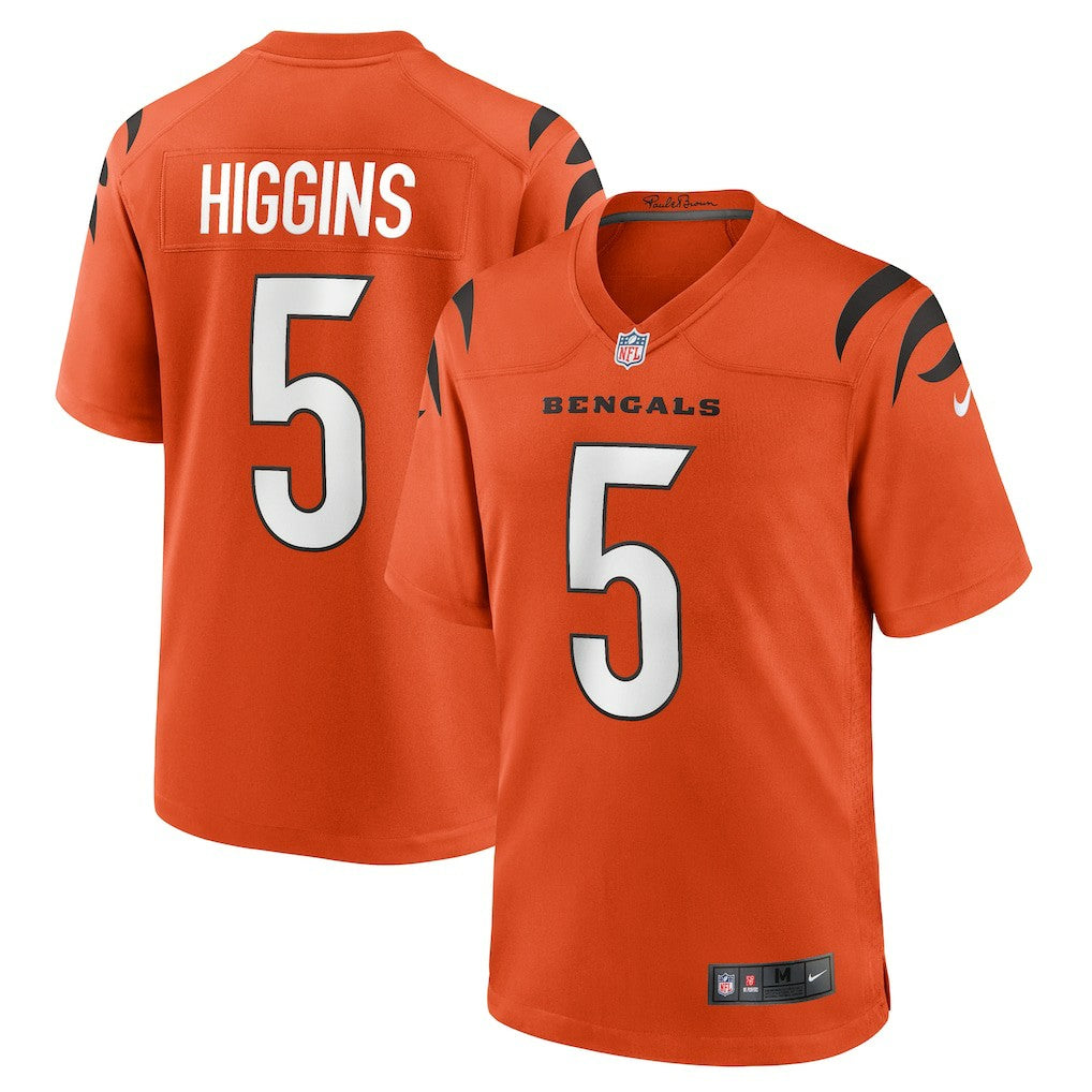 Tee Higgins Cincinnati Bengals Alternate Game Jersey - Orange