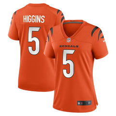 Tee Higgins Cincinnati Bengals Women's Alternate Game Jersey - Orange
