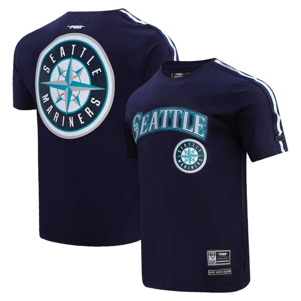Seattle Mariners Pro Standard Taping T-Shirt Navy/