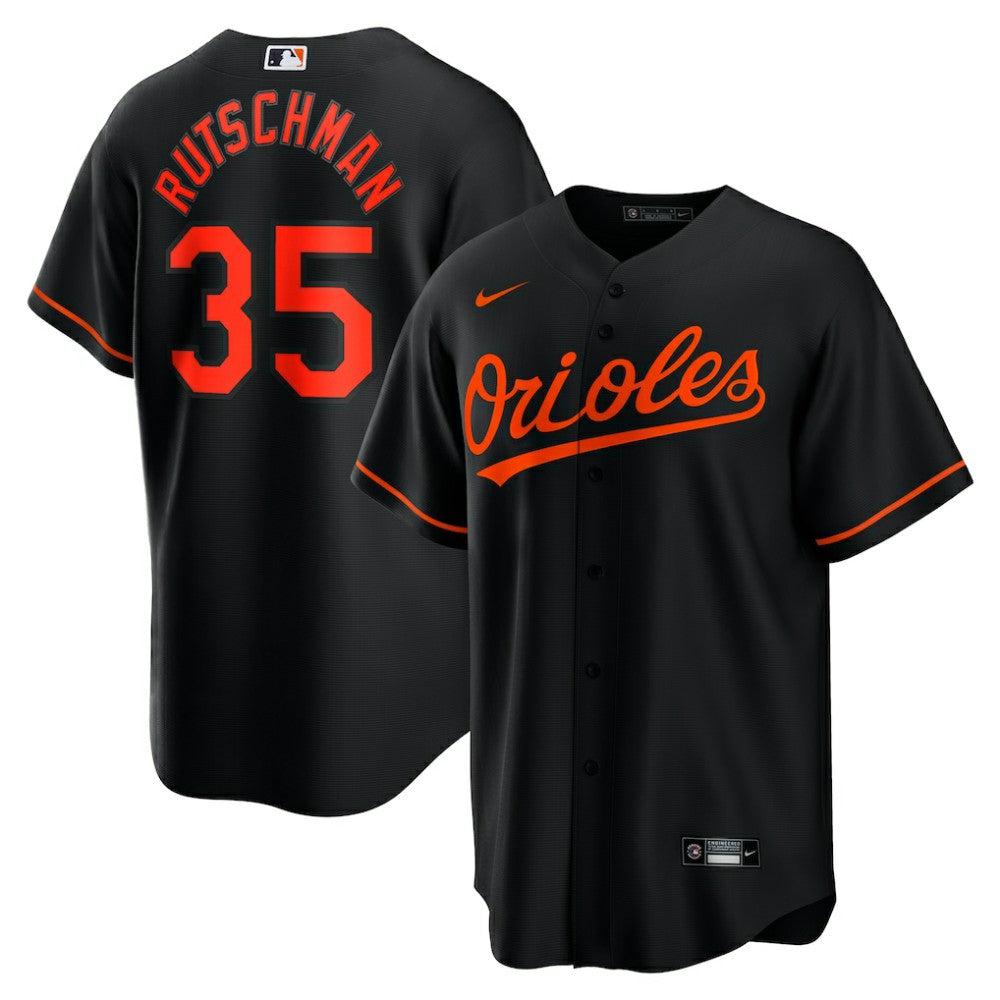 Adley Rutschman Baltimore Orioles Alternate Replica Player Jersey Black | Nike