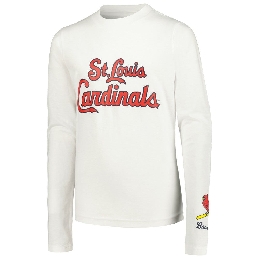 St. Louis Cardinals Stitches Youth T-Shirt Combo Set Red/White