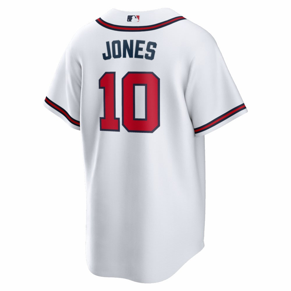 Chipper Jones Atlanta Braves Home Retired Player Replica Jersey White | Nike
