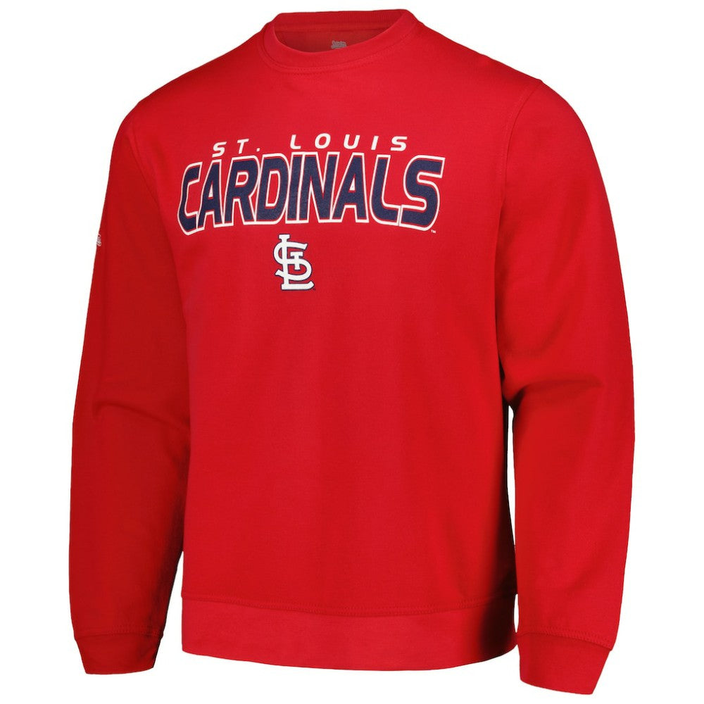 St. Louis Cardinals Stitches Pullover Sweatshirt Red