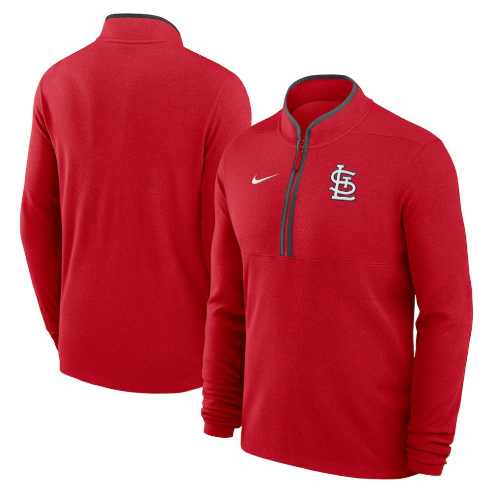 St. Louis Cardinals Dri-FIT Victory Half-Zip Pullover Red | Nike
