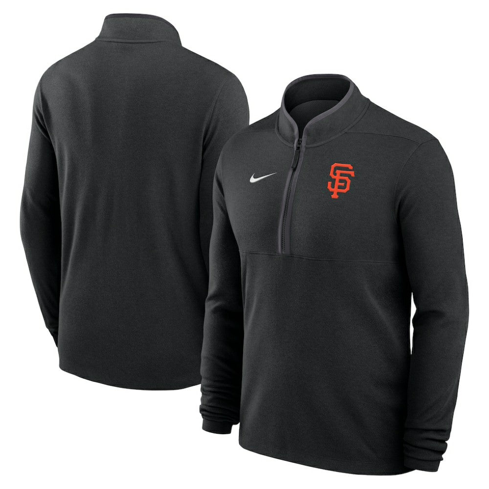 San Francisco Giants Dri-FIT Victory Half-Zip Pullover Black | Nike