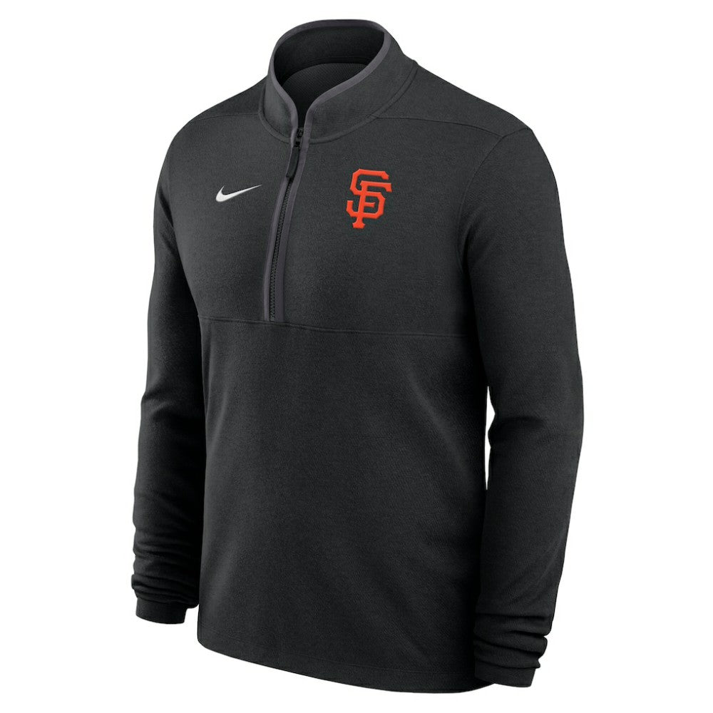 San Francisco Giants Dri-FIT Victory Half-Zip Pullover Black | Nike