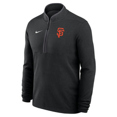 San Francisco Giants Dri-FIT Victory Half-Zip Pullover Black | Nike