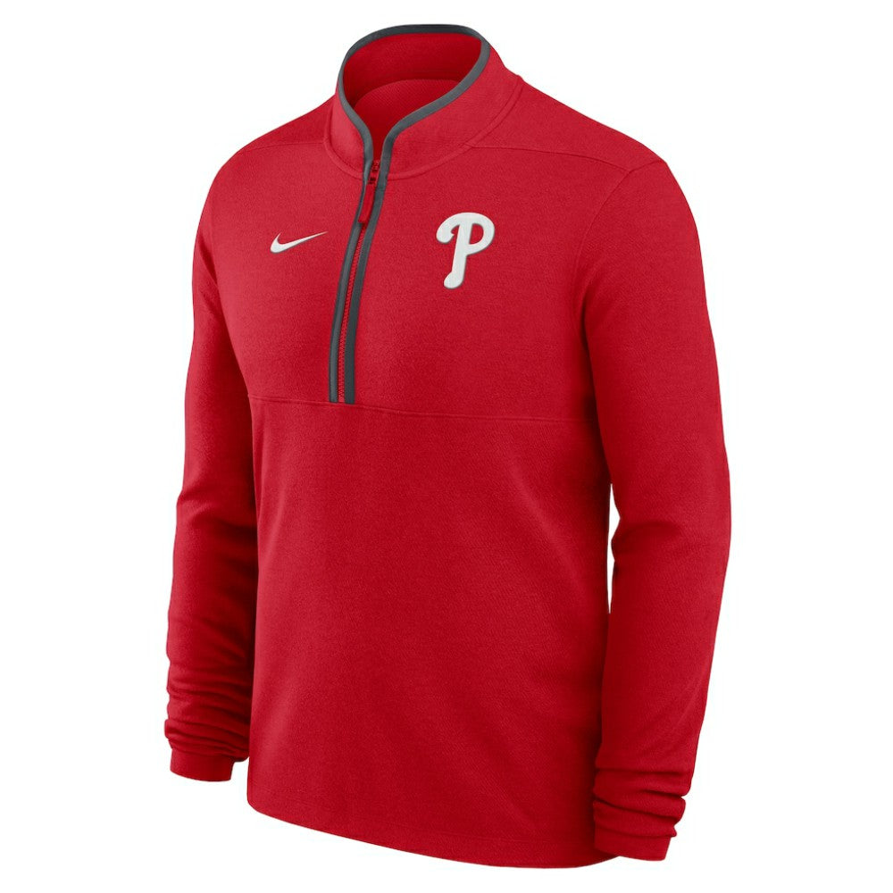 Philadelphia Phillies Dri-FIT Victory Half-Zip Pullover Red | Nike