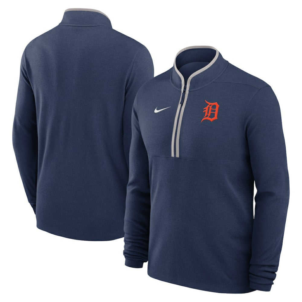 Detroit Tigers Dri-FIT Victory Half-Zip Pullover Navy | Nike