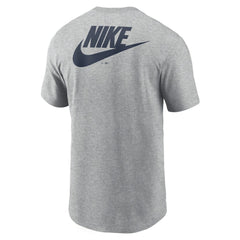 Boston Red Sox Cooperstown Collection Large Logo 2-Hit T-Shirt Heather Gray | Nike