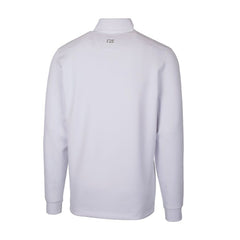 San Diego Padres Cutter & Buck Traverse Stretch Quarter-Zip Pullover Top White