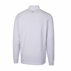 New York Mets Cutter & Buck Traverse Stretch Quarter-Zip Pullover Top White