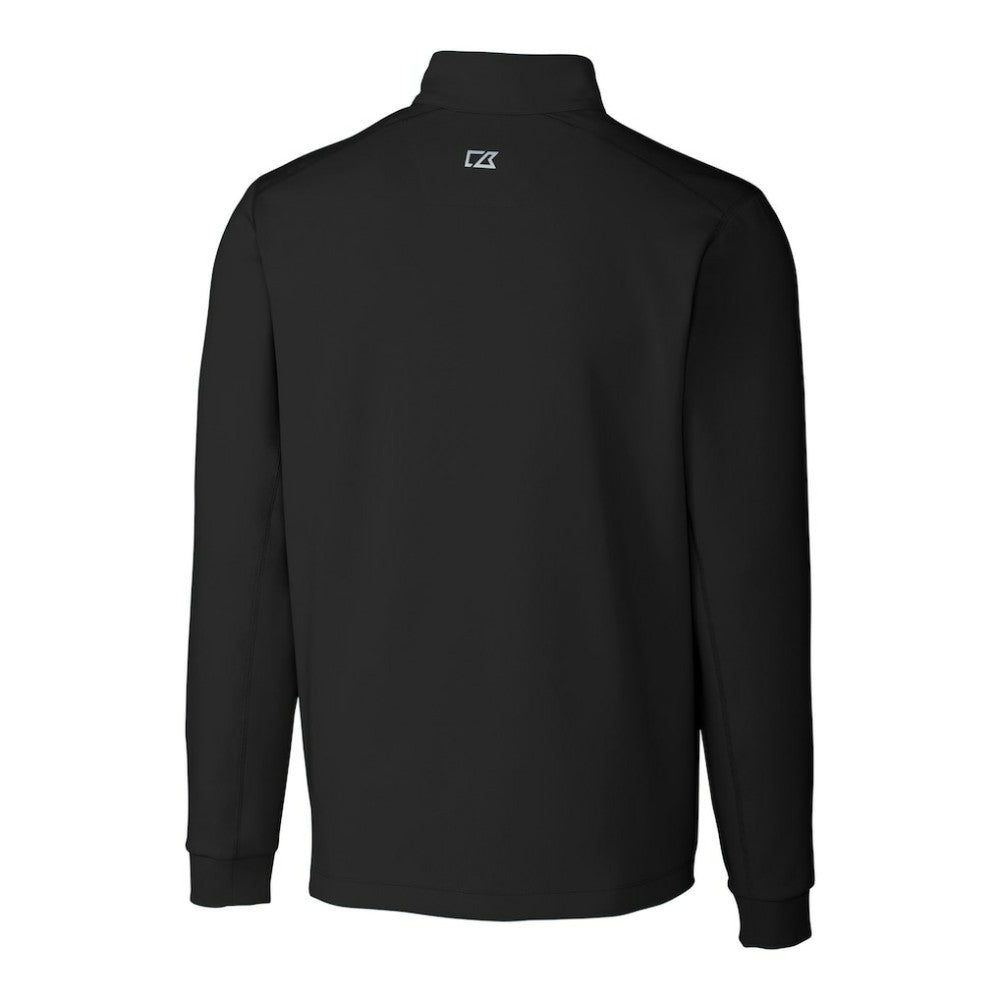 Baltimore Orioles Cutter & Buck Traverse Stretch Quarter-Zip Pullover Top Black