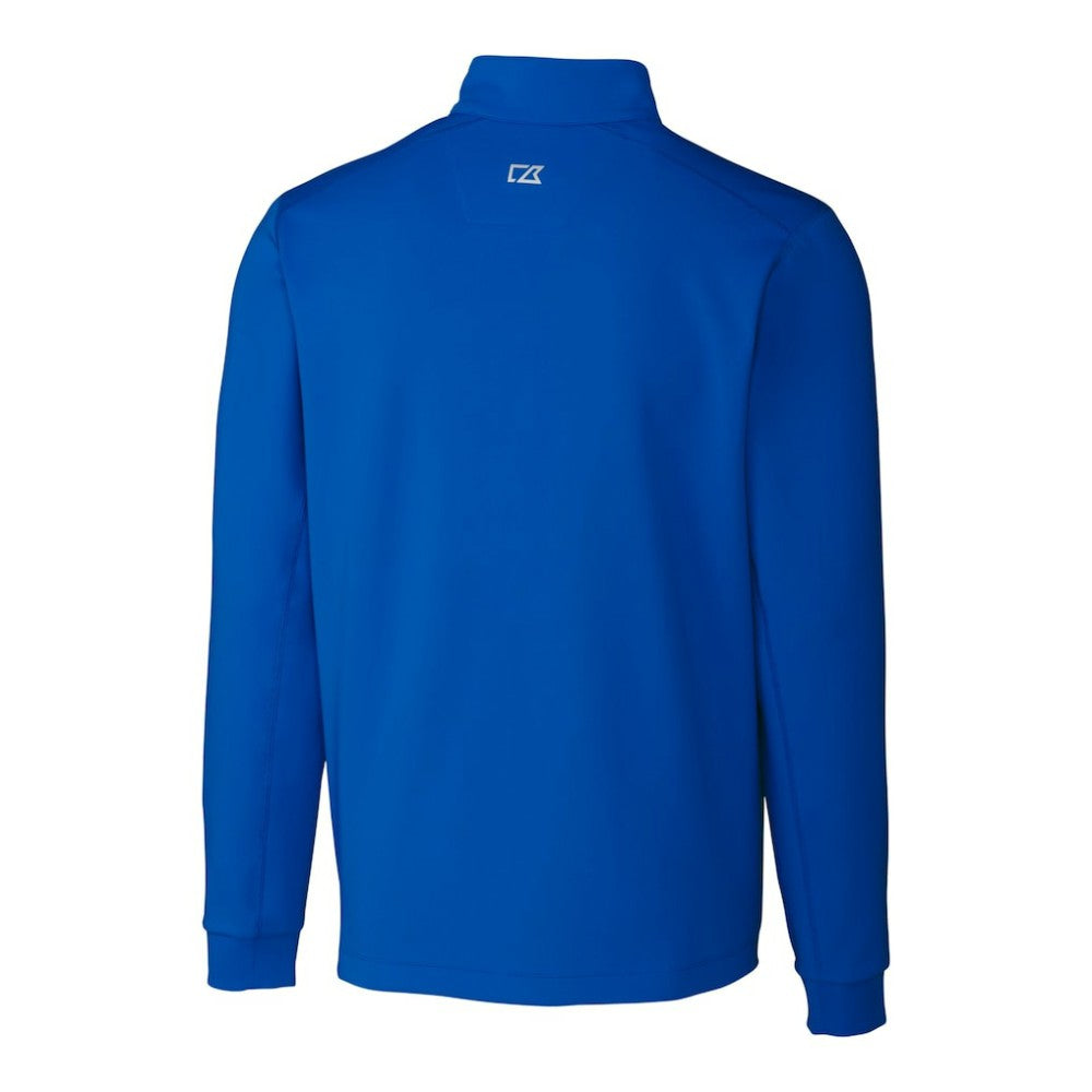 Los Angeles Dodgers Cutter & Buck Traverse Stretch Quarter-Zip Pullover Top Royal