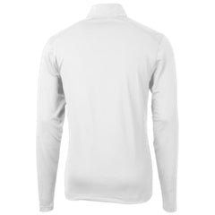 Atlanta Braves Cutter & Buck Virtue Eco Pique Recycled Quarter-Zip Pullover Top White
