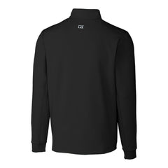 Los Angeles Dodgers Cutter & Buck Big & Tall Traverse Stretch Quarter-Zip Pullover Top Black
