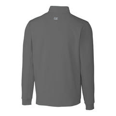 Detroit Tigers Cutter & Buck Big & Tall Traverse Stretch Quarter-Zip Pullover Top Gray