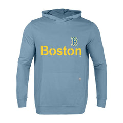 Boston Red Sox Levelwear City Connect Relay Core Logo Pullover Hoodie Light Blue