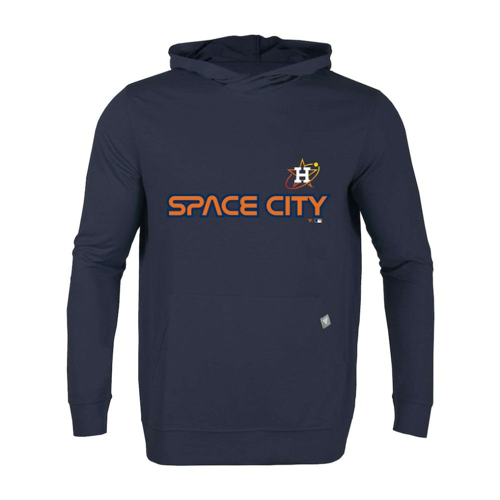 Houston Astros Levelwear City Connect Relay Core Logo Pullover Hoodie Navy
